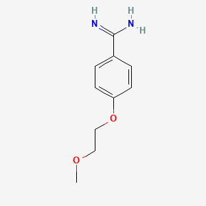 4-(2-Methoxyethoxy)benzene-1-carboximidamide