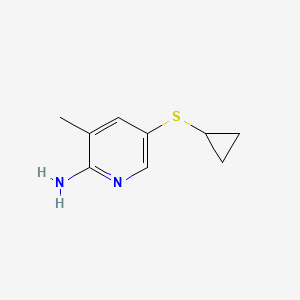 5-(Cyclopropylsulfanyl)-3-methylpyridin-2-amine