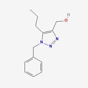 (1-Benzyl-5-propyl-1H-1,2,3-triazol-4-yl)methanol