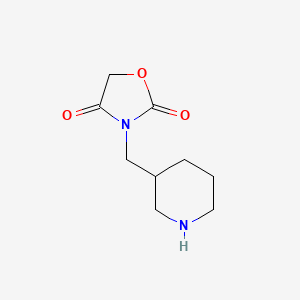 3-[(Piperidin-3-yl)methyl]-1,3-oxazolidine-2,4-dione