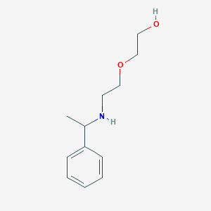 2-{2-[(1-Phenylethyl)amino]ethoxy}ethan-1-ol