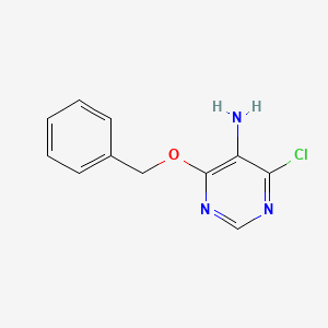 4-(Benzyloxy)-6-chloropyrimidin-5-amine