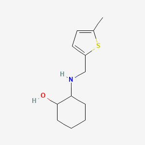 2-{[(5-Methylthiophen-2-yl)methyl]amino}cyclohexan-1-ol