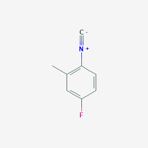 molecular formula C8H6FN B132478 4-Fluoro-2-methylphenylisocyanide CAS No. 153797-68-3