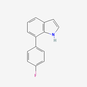 7-(4-fluorophenyl)-1H-indole