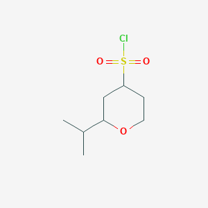 2-(Propan-2-yl)oxane-4-sulfonyl chloride