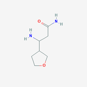 3-Amino-3-(oxolan-3-yl)propanamide