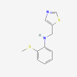 2-(Methylsulfanyl)-N-(1,3-thiazol-5-ylmethyl)aniline