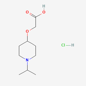 [(1-Isopropylpiperidin-4-YL)oxy]aceticacidhydrochloride