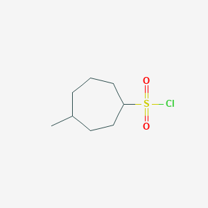 4-Methylcycloheptane-1-sulfonyl chloride