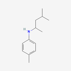 4-methyl-N-(4-methylpentan-2-yl)aniline