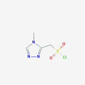 (4-Methyl-4H-1,2,4-triazol-3-yl)methanesulfonyl chloride