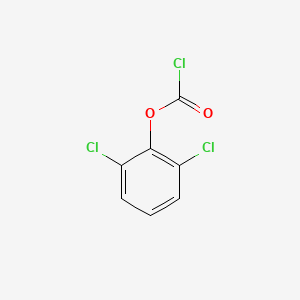 molecular formula C7H3Cl3O2 B13247947 2,6-Dichlorophenyl chloroformate 