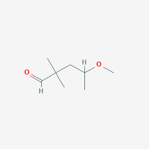 4-Methoxy-2,2-dimethylpentanal