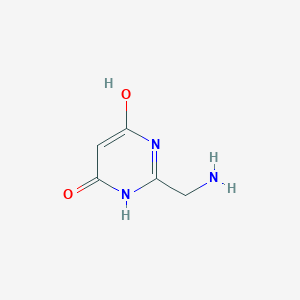 2-(Aminomethyl)-6-hydroxy-3,4-dihydropyrimidin-4-one