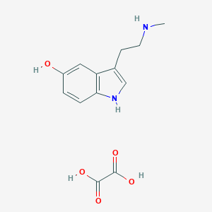 molecular formula C13H16N2O5 B132480 3-(2-Methylaminoethyl)indol-5-ol oxalate CAS No. 1975-81-1