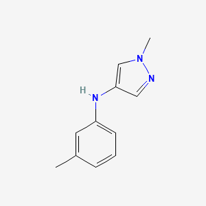 1-Methyl-N-(3-methylphenyl)-1H-pyrazol-4-amine