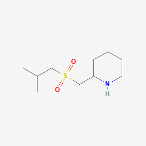 2-[(2-Methylpropanesulfonyl)methyl]piperidine