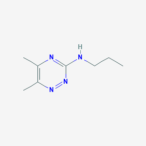 5,6-Dimethyl-N-propyl-1,2,4-triazin-3-amine