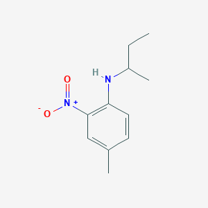 N-(Butan-2-yl)-4-methyl-2-nitroaniline