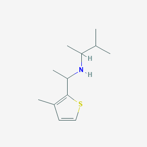 (3-Methylbutan-2-yl)[1-(3-methylthiophen-2-yl)ethyl]amine