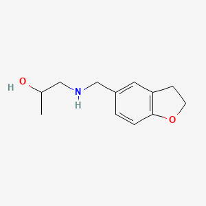 1-[(2,3-Dihydro-1-benzofuran-5-ylmethyl)amino]propan-2-ol