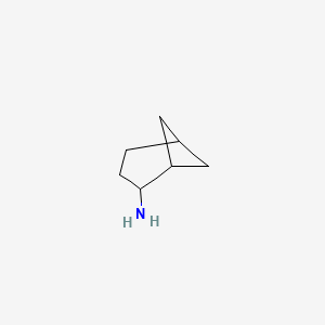 molecular formula C7H13N B13248100 Bicyclo[3.1.1]heptan-2-amine 