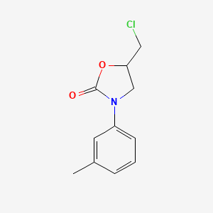 5-(Chloromethyl)-3-(3-methylphenyl)-1,3-oxazolidin-2-one