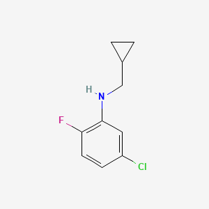 5-chloro-N-(cyclopropylmethyl)-2-fluoroaniline