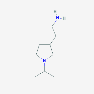 2-[1-(Propan-2-yl)pyrrolidin-3-yl]ethan-1-amine