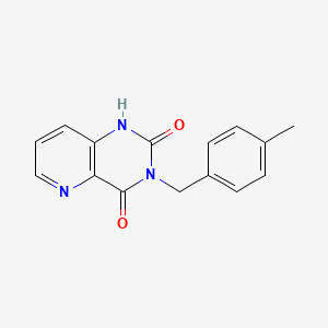 molecular formula C15H13N3O2 B13248261 3-(4-methylbenzyl)pyrido[3,2-d]pyrimidine-2,4(1H,3H)-dione 