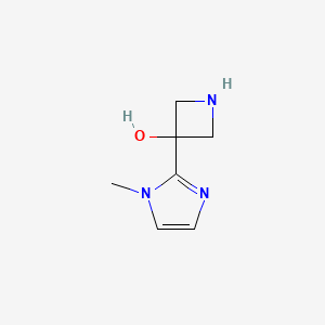 3-(1-methyl-1H-imidazol-2-yl)azetidin-3-ol