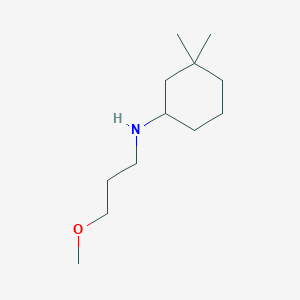 molecular formula C12H25NO B13248298 N-(3-methoxypropyl)-3,3-dimethylcyclohexan-1-amine 