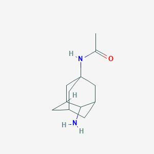 molecular formula C12H20N2O B13248300 N-(4-Aminoadamantan-1-yl)acetamide 