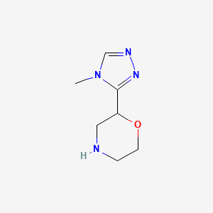 2-(4-methyl-4H-1,2,4-triazol-3-yl)morpholine