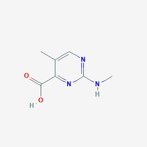 5-Methyl-2-(methylamino)pyrimidine-4-carboxylic acid