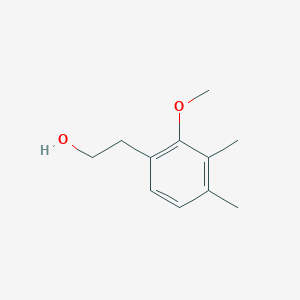 molecular formula C11H16O2 B13248389 2-(2-Methoxy-3,4-dimethylphenyl)ethan-1-ol 