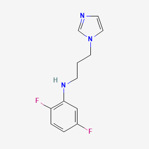 2,5-Difluoro-N-[3-(1H-imidazol-1-yl)propyl]aniline