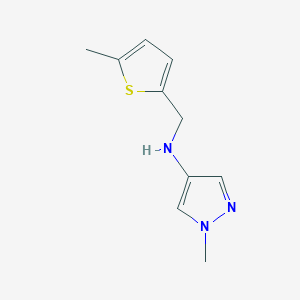 1-methyl-N-[(5-methylthiophen-2-yl)methyl]-1H-pyrazol-4-amine