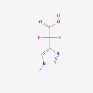 2,2-Difluoro-2-(1-methyl-1H-imidazol-4-yl)acetic acid