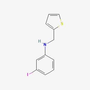 3-iodo-N-(thiophen-2-ylmethyl)aniline