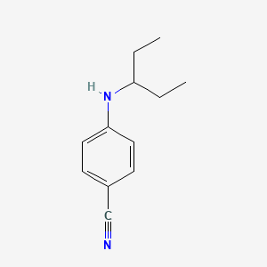 4-[(Pentan-3-yl)amino]benzonitrile