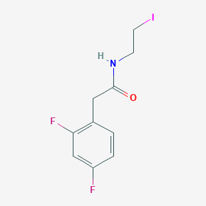 2-(2,4-Difluorophenyl)-N-(2-iodoethyl)acetamide