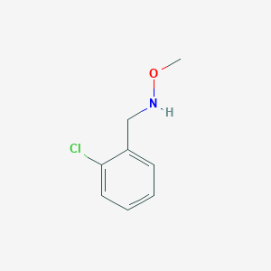 molecular formula C8H10ClNO B13248552 [(2-Chlorophenyl)methyl](methoxy)amine 