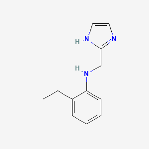 2-ethyl-N-(1H-imidazol-2-ylmethyl)aniline