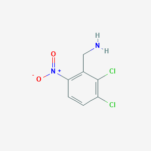 molecular formula C7H6Cl2N2O2 B132486 2,3-Dichloro-6-nitrobenzylamine CAS No. 70380-49-3