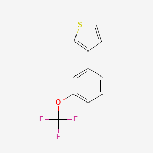 3-(3-(Trifluoromethoxy)phenyl)thiophene