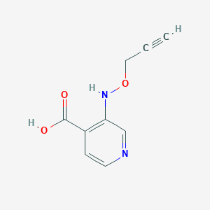 3-[(Prop-2-yn-1-yloxy)amino]pyridine-4-carboxylic acid