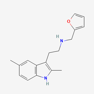 [2-(2,5-Dimethyl-1H-indol-3-yl)ethyl][(furan-2-yl)methyl]amine