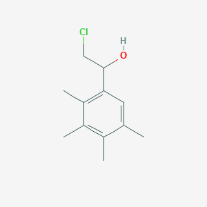 2-Chloro-1-(2,3,4,5-tetramethylphenyl)ethan-1-ol